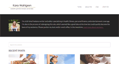 Desktop Screenshot of karawahlgren.com